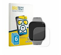 BROTECT Protection Écran Verre pour Amazfit Bip Max | 6 Pièces Clair Protection d'écran Made in Germany Film Protecteur Vitre 9H Anti-Rayures Transparent