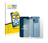 brotect Protection Écran Verre pour Apple iPhone 13 mini (Avant+Arrière) Film Protecteur Vitre 9H [Anti-Rayures, Transparent]