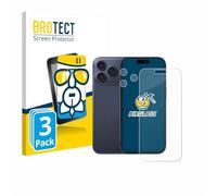 brotect Protection Écran Verre pour Apple iPhone 17 Pro Max (Avant+Caméra) (3 Pièces) Film Protecteur Vitre 9H [Anti-Rayures, Transparent]