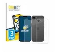 brotect Protection Écran Verre pour Apple iPhone 17e (Avant+Arrière) (3 Pièces) Film Protecteur Vitre 9H [Anti-Rayures, Transparent]