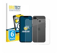 brotect Protection Écran Verre pour Apple iPhone 17e (Avant+Arrière) (6 Pièces) Film Protecteur Vitre 9H [Anti-Rayures, Transparent]