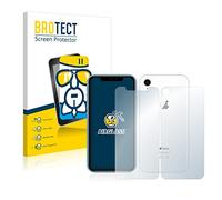 brotect Protection Écran Verre pour Apple iPhone XR (Avant+Arrière) Film Protecteur Vitre 9H [Anti-Rayures, Transparent]