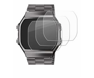 brotect Protection Écran Verre pour Casio A168WEGG-1BEF | 3 Pièces Clair Protection d'écran Made in Germany Film Protecteur Vitre 9H Anti-Rayures Transparent