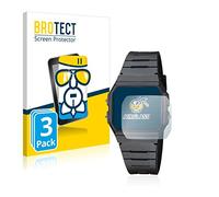 brotect Protection Écran Verre pour Casio Collection Unisex F-91W | 3 Pièces Clair Protection d'écran Made in Germany Film Protecteur Vitre 9H Anti-Rayures Transparent