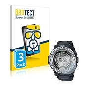 brotect Protection Écran Verre pour Casio Pro Trek PRW-3500-1 (3 Pièces) Film Protecteur Vitre 9H [Anti-Rayures, Transparent]