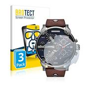 brotect Protection Écran Verre pour Diesel DZ7314 Mr. Daddy | 3 Pièces Clair Protection d'écran Made in Germany Film Protecteur Vitre 9H Anti-Rayures Transparent