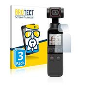 brotect Protection Écran Verre pour DJI Osmo Pocket 2 (Affichage + Lentille) (3 Pièces) Film Protecteur Vitre 9H [Anti-Rayures, Transparent]