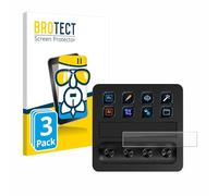 brotect Protection Écran Verre pour Elgato Stream Deck + (3 Pièces) Film Protecteur Vitre 9H [Anti-Rayures, Transparent]