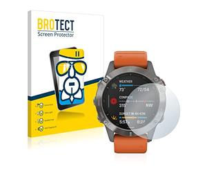 brotect Protection Écran Verre pour Garmin Fenix 6 Film Protecteur Vitre 9H [Anti-Rayures, Transparent]