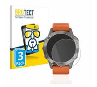 brotect Protection Écran Verre pour Garmin Fenix 6 Pro | 3 Pièces Clair Protection d'écran Made in Germany Film Protecteur Vitre 9H Anti-Rayures Transparent