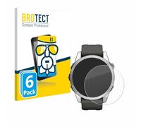 brotect Protection Écran Verre pour Garmin Fenix 7S Pro Solar (42 mm) (6 Pièces) Film Protecteur Vitre 9H [Anti-Rayures, Transparent]