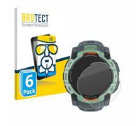 brotect Protection Écran Verre pour Garmin Instinct 3 AMOLED (45 mm) (6 Pièces) Film Protecteur Vitre 9H [Anti-Rayures, Transparent]