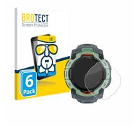 brotect Protection Écran Verre pour Garmin Instinct 3 AMOLED (50 mm) (6 Pièces) Film Protecteur Vitre 9H [Anti-Rayures, Transparent]