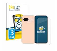 brotect Protection Écran Verre pour Google Pixel 8a (Avant+Caméra) (3 Pièces) Film Protecteur Vitre 9H [Anti-Rayures, Transparent]