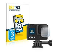 brotect Protection Écran Verre pour GoPro Hero 8 Black | (Lentille) 3 Pièces Clair Protection d'écran Made in Germany Film Protecteur Vitre 9H Anti-Rayures Transparent