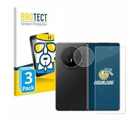 brotect Protection Écran Verre pour Honor Magic V5 (Avant+Caméra) (3 Pièces) Film Protecteur Vitre 9H [Anti-Rayures, Transparent]