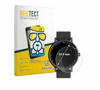 brotect Protection Écran Verre pour | Montres (Circulaire, ø: 33 mm) Clair Protection d'écran Made in Germany Film Protecteur Vitre 9H Anti-Rayures Transparent