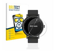 brotect Protection Écran Verre pour | Montres (Circulaire, ø: 35 mm) Clair Protection d'écran Made in Germany Film Protecteur Vitre 9H Anti-Rayures Transparent