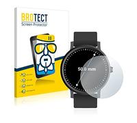 brotect Protection Écran Verre pour | Montres (Circulaire, ø: 50 mm) Clair Protection d'écran Made in Germany Film Protecteur Vitre 9H Anti-Rayures Transparent