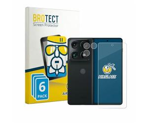 brotect Protection Écran Verre pour Motorola Razr Fold (Avant+Caméra) (6 Pièces) Film Protecteur Vitre 9H [Anti-Rayures, Transparent]