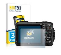 brotect Protection Écran Verre pour Nikon Coolpix W300 (3 Pièces) Film Protecteur Vitre 9H [Anti-Rayures, Transparent]