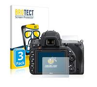 brotect Protection Écran Verre pour Nikon D750 (3 Pièces) Film Protecteur Vitre 9H [Anti-Rayures, Transparent]