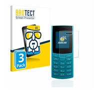 BROTECT Protection Écran Verre pour Nokia 105 4G (2023) | 3 Pièces Clair Protection d'écran Made in Germany Film Protecteur Vitre 9H Anti-Rayures Transparent