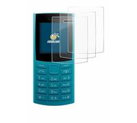 BROTECT Protection Écran Verre pour Nokia 105 4G 2nd Edition | 3 Pièces Clair Protection d'écran Made in Germany Film Protecteur Vitre 9H Anti-Rayures Transparent