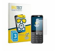 brotect Protection Écran Verre pour Nokia 235 4G 2.0 | 3 Pièces Mat Protection d'écran Made in Germany Anti-Reflet Film Protecteur Vitre 9H Anti-traces de Doigts