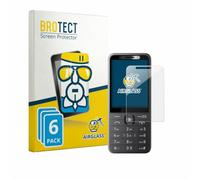 brotect Protection Écran Verre pour Nokia 235 4G 2.0 | 6 Pièces Clair Protection d'écran Made in Germany Film Protecteur Vitre 9H Anti-Rayures Transparent