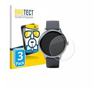 brotect Protection Écran Verre pour Pebble Round 2 (3 Pièces) Film Protecteur Vitre 9H [Anti-Rayures, Transparent]
