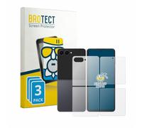 brotect Protection Écran Verre pour Samsung Galaxy Z Flip 8 | (Avant+Arrière) 3 Pièces Mat Protection d'écran Made in Germany Anti-Reflet Film Protecteur Vitre 9H Anti-traces de Doigts