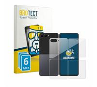 brotect Protection Écran Verre pour Samsung Galaxy Z Flip 8 | (Avant+Arrière) 6 Pièces Clair Protection d'écran Made in Germany Film Protecteur Vitre 9H Anti-Rayures Transparent