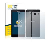brotect Protection Écran Verre pour Sony Xperia Z3 Compact D5803 (Avant+Arrière) Film Protecteur Vitre 9H [Anti-Rayures, Transparent]