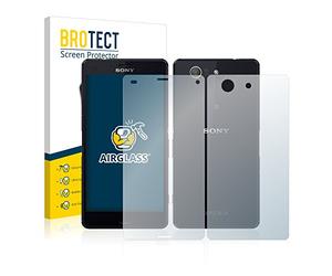 brotect Protection Écran Verre pour Sony Xperia Z3 Compact D5803 (Avant+Arrière) Film Protecteur Vitre 9H [Anti-Rayures, Transparent]