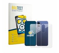brotect Protection Écran Verre pour Vivo V70 FE | (Avant+Arrière) Clair Protection d'écran Made in Germany Film Protecteur Vitre 9H Anti-Rayures Transparent