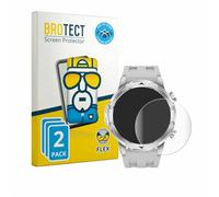 brotect Protection Intégrale 3D Incurvé pour FitVigor Smartwatch 1.53" 2 Pièces - Couverture Complète, Film Protection Écran