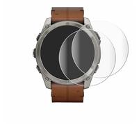 brotect Protection Intégrale 3D Incurvé pour Garmin Fenix 8 AMOLED (51 mm) (2 Pièces) - Couverture Complète, Film Protection Écran