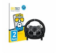 brotect Protection Intégrale 3D Incurvé pour Logitech G920 Driving Force Gaming Volant de course 2 Pièces - Couverture Complète, Protection Écran