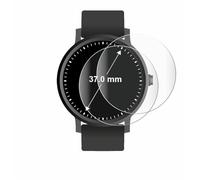 brotect Protection Intégrale 3D Incurvé pour Montres (Circulaire, ø: 37 mm) 2 Pièces - Couverture Complète, Film Protection Écran
