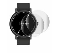 brotect Protection Intégrale 3D Incurvé pour Montres (Circulaire, ø: 38 mm) 2 Pièces - Couverture Complète, Film Protection Écran