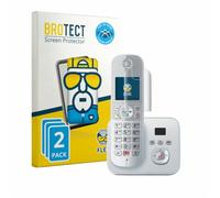brotect Protection Intégrale 3D Incurvé pour Panasonic KX-TG6861 2 Pièces - Couverture Complète, Film Protection Écran