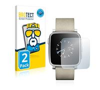 brotect Protection Intégrale 3D Incurvé pour Pebble Time Steel 2 Pièces - Couverture Complète, Film Protection Écran