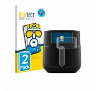 brotect Protection Intégrale 3D Incurvé pour Philips Airfryer 5000 Series XXL 7,2L 2 Pièces - Couverture Complète, Film Protection Écran