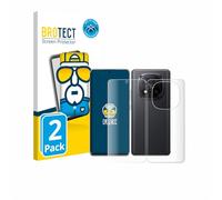 brotect Protection Intégrale 3D Incurvé pour Xiaomi Redmi Note 14 Pro Plus 5G (Avant+Arrière) 2 Pièces - Couverture Complète, Protection Écran