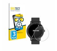 brotect Verre Trempé pour Montres (Circulaire, ø: 35 mm) (3 Pièces) Film Protection Ecran 9H