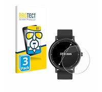 brotect Verre Trempé pour Montres (Circulaire, ø: 37 mm) (3 Pièces) Film Protection Ecran 9H