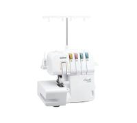 Brother 1034DX Machine à coudre | Couper, coudre et nettoyer en une seule opération - Overlock à 3 ou 4 fils pour des résultats professionnels.