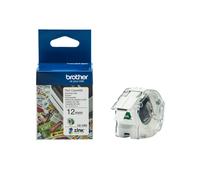 Brother Rouleau d'étiquettes permanentes CZ1002-12 mm x 5 m - Papier blanc