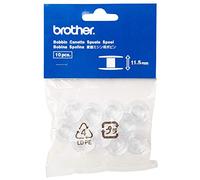Canettes en plastique Brother - 10 pièces - 11,5 mm - Blanc
